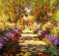 Pathway in Monet s Garden at Giverny Claude Monet Impressionism Flowers